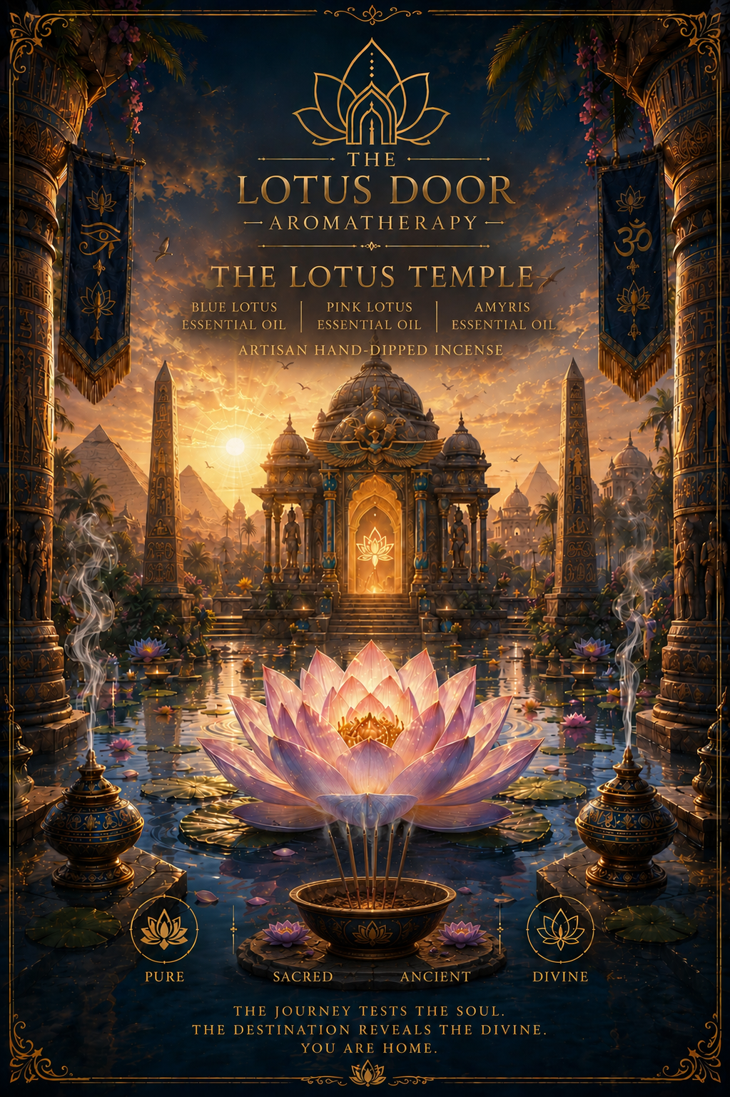 The Lotus Temple Artisan Incense